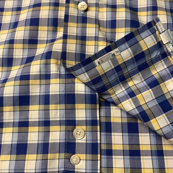 LEDBURY MENS LONG SLEEVE SLIM FITTED BUTTON DOWN SHIRT SIZE 15 1/2 - Picture 7 of 9